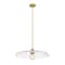 Z-Lite Paloma Pendant, 1-Light, 24 In.W x 6.75 In.H, Olde Brass/Clear 821P24-OBR - alternate 5